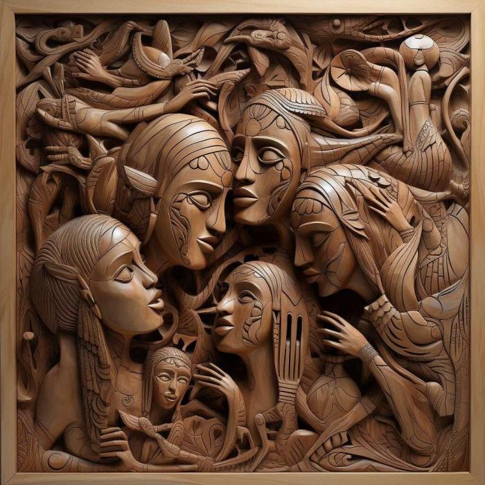 نموذج ثلاثي الأبعاد لآلة CNC 3D Art 